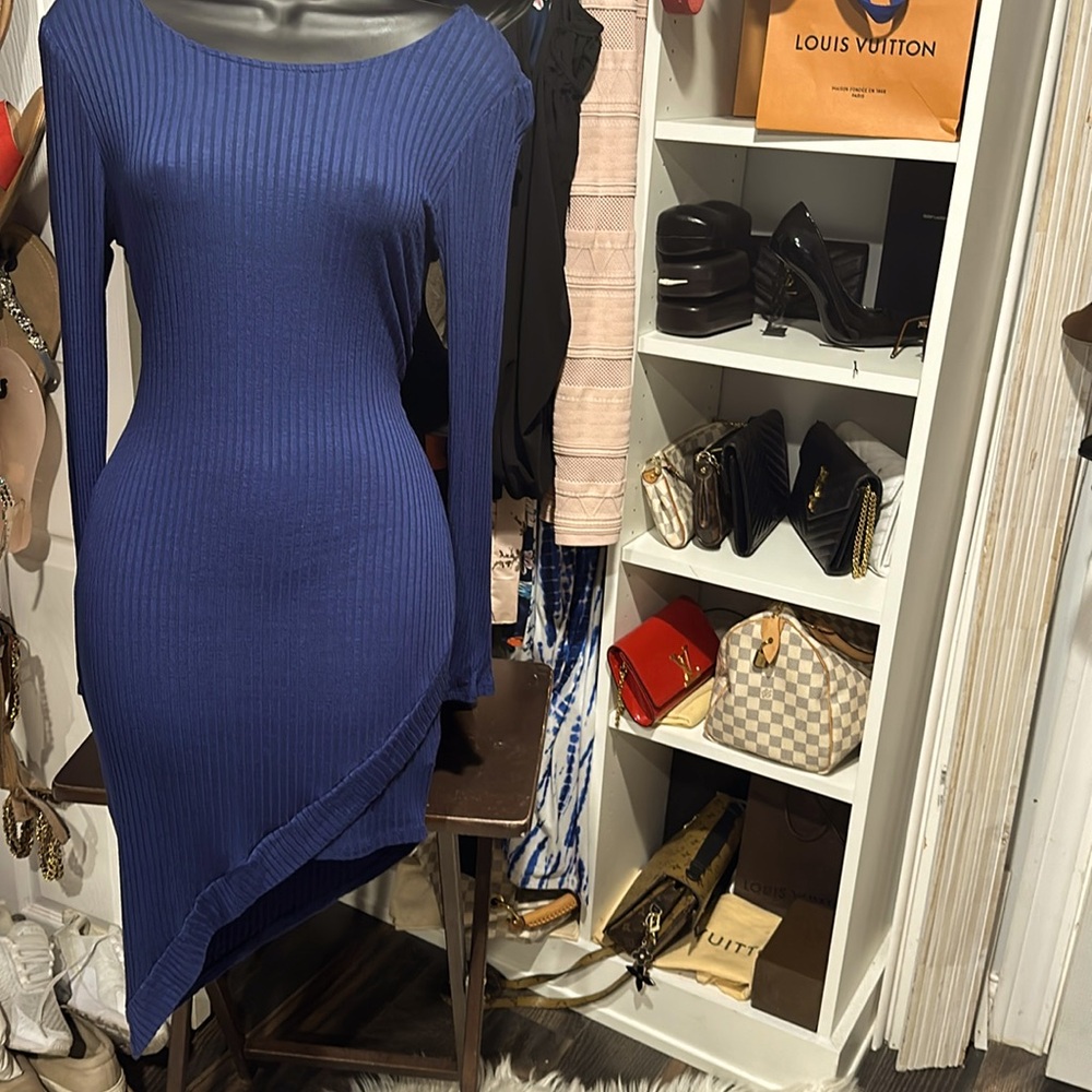 Blue dress